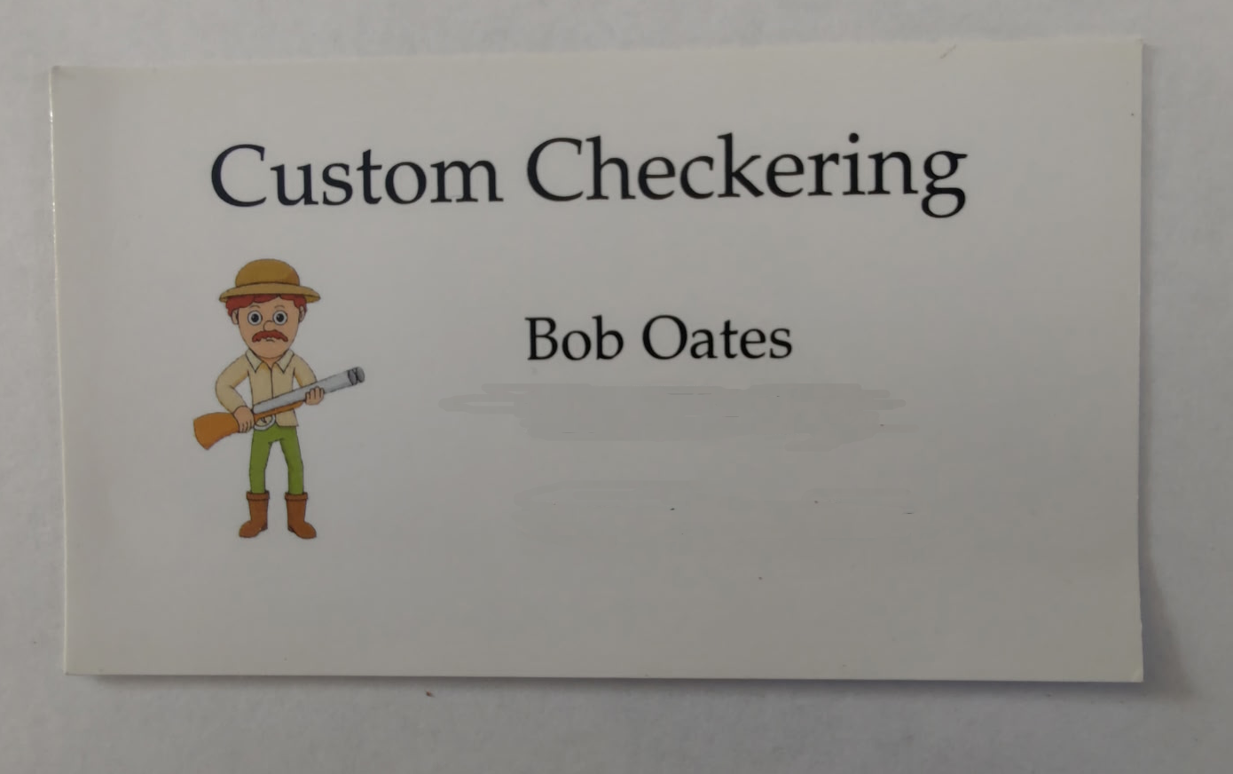 Bob Oates Custom Checkering